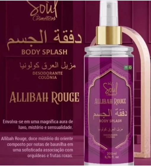 BODY SPLASH ARABE ALLIBAH ROUGE SOUL